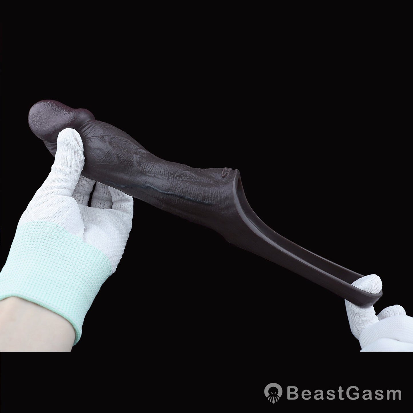 Obsidian Warden 🖤 Full Veil Sleeve – Power Grip Silicone Extender - BeastGasm