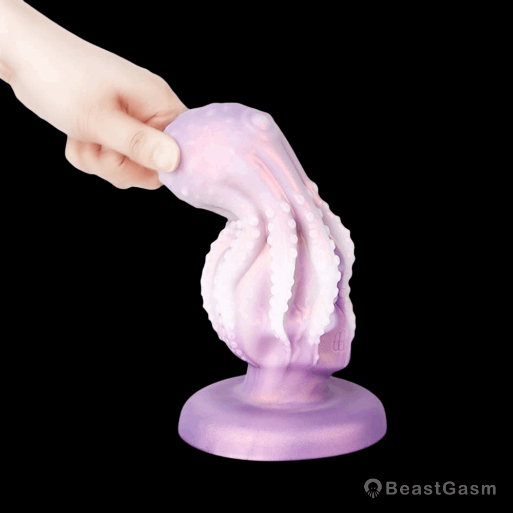 Octopus Skull Gradient Purple Butt Plug – Intense Pleasure - BeastGasm