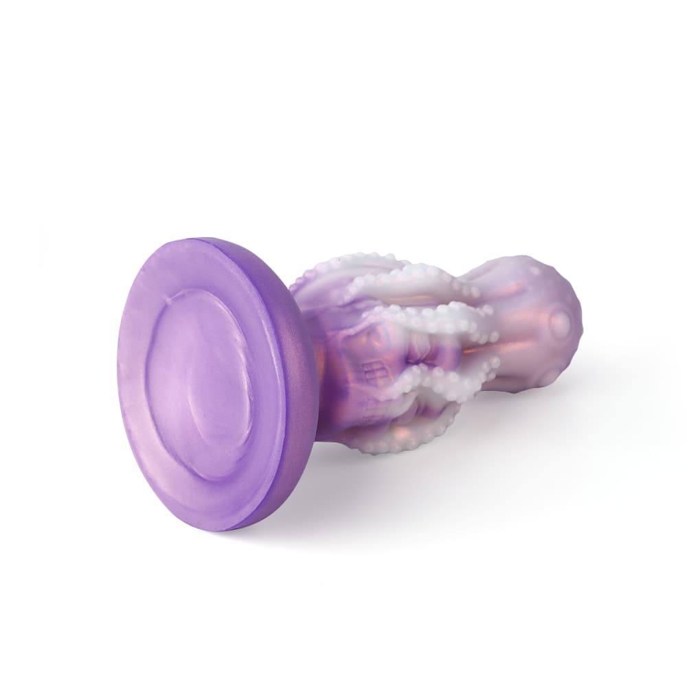Octopus Skull Gradient Purple Butt Plug – Intense Pleasure - BeastGasm