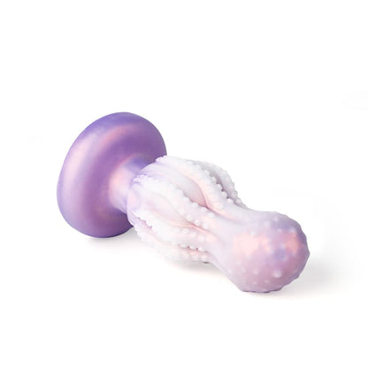 Octopus Skull Gradient Purple Butt Plug – Intense Pleasure - BeastGasm