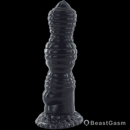 Ogre Dildo: Ribbed, Bulbous Shaft for Ultimate Pleasure - BeastGasm