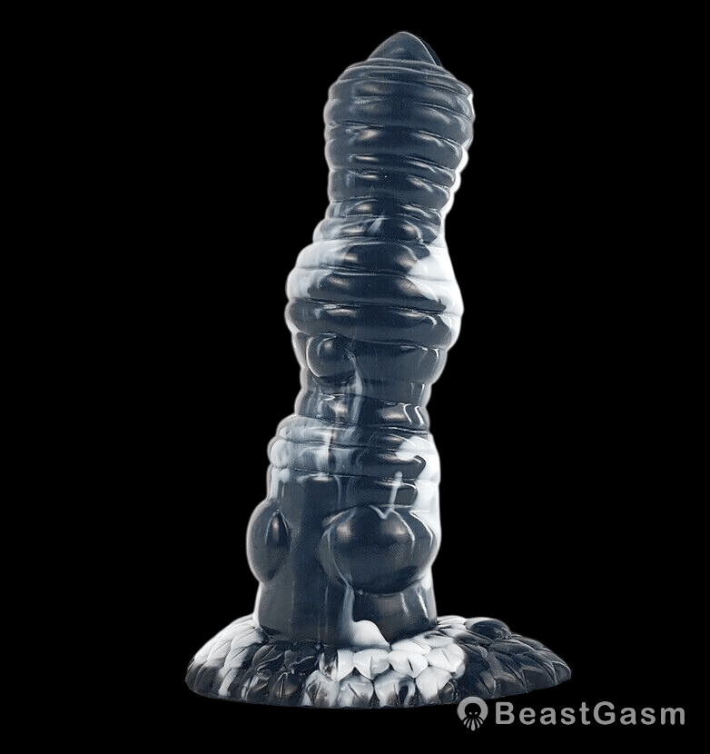 Ogre Dildo: Ribbed, Bulbous Shaft for Ultimate Pleasure - BeastGasm