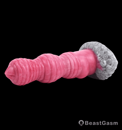 Ogre Dildo: Ribbed, Bulbous Shaft for Ultimate Pleasure - BeastGasm