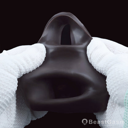 Open - End Penis Sleeve 🖤 Shadow Pulse – Sensory Control Silicone - BeastGasm