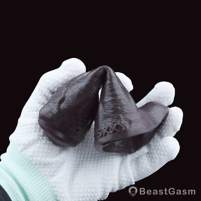 Open - End Penis Sleeve 🖤 Shadow Pulse – Sensory Control Silicone - BeastGasm