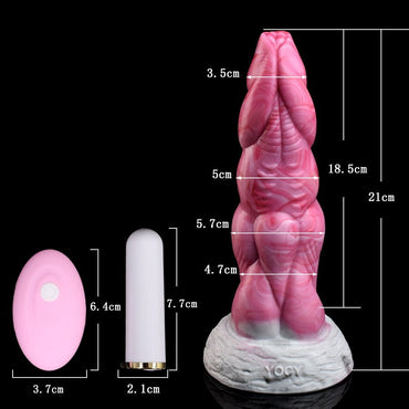 Orintheus Ribbed Alien Vibrator – Realistic Knot Design for Intense Pleasure - BeastGasm
