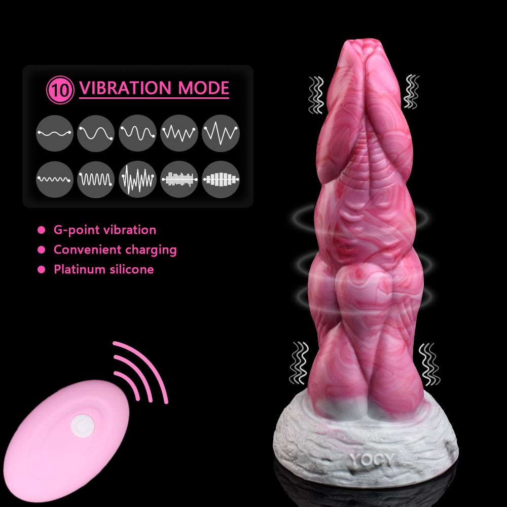 Orintheus Ribbed Alien Vibrator – Realistic Knot Design for Intense Pleasure - BeastGasm