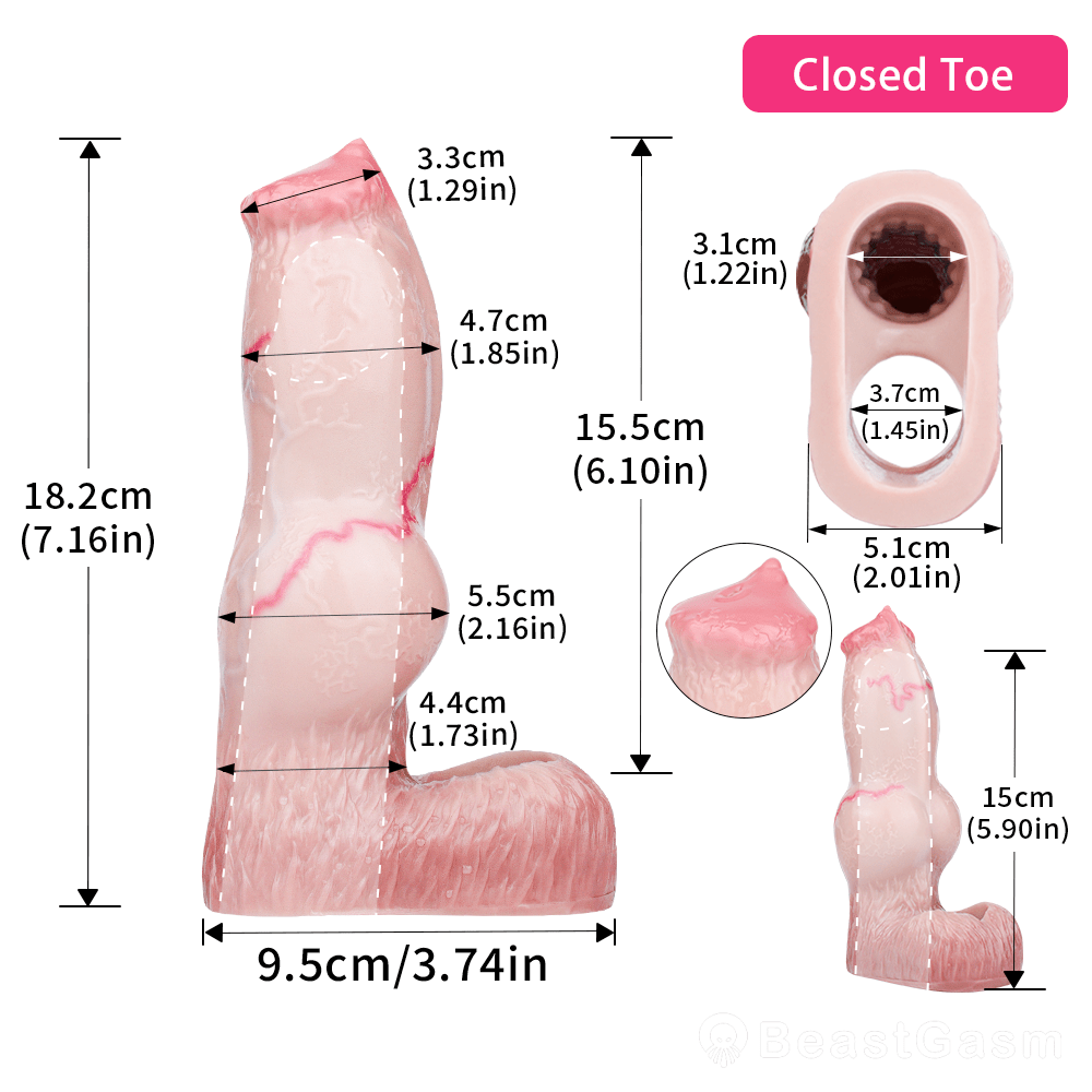 Orman Warrior Penis Sleeve: Realistic Veined Girth Extender ⚔️ - BeastGasm