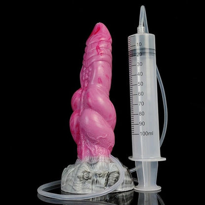 👽 Orthrus 9” Double Knot Ejaculating Alien Dildo – Premium Toy - BeastGasm