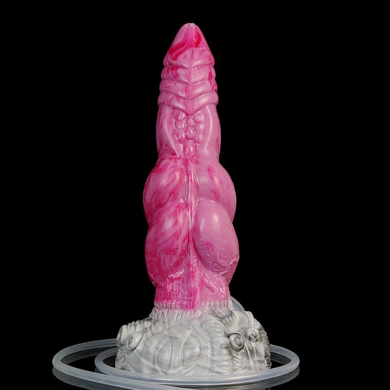 👽 Orthrus 9” Double Knot Ejaculating Alien Dildo – Premium Toy - BeastGasm