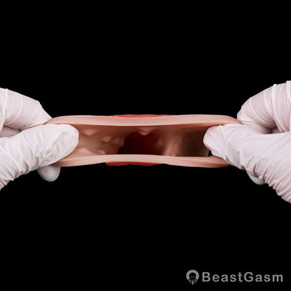 🦁 Osho Muscle-Flex Platinum Silicone Cock Sleeve - BeastGasm