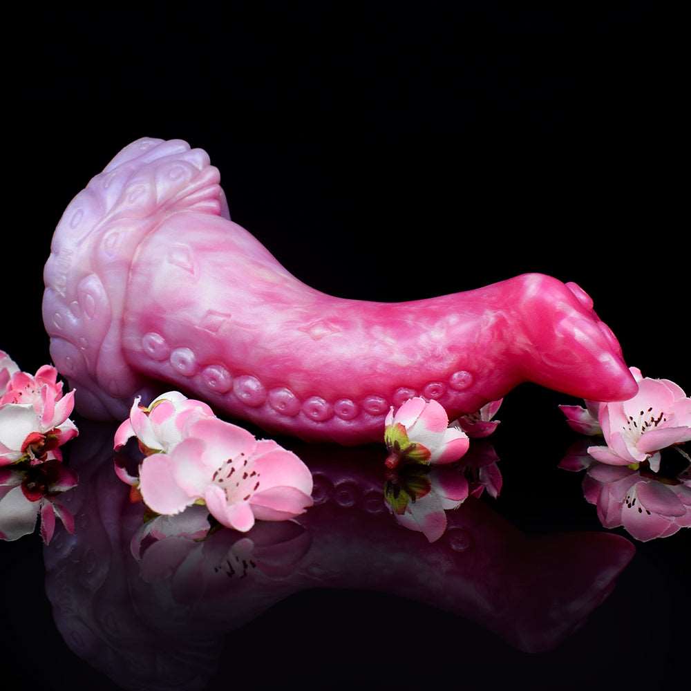 🐙 OSSIFLY Octopus Tentacle Dildo – 8.3” Curved Fantasy Toy - BeastGasm