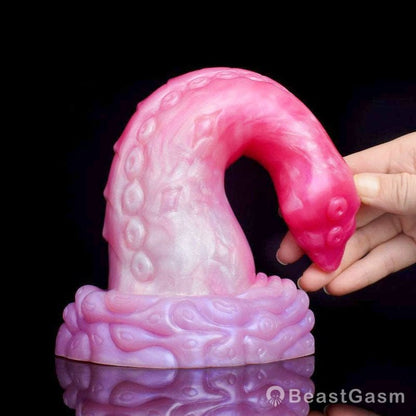 🐙 OSSIFLY Octopus Tentacle Dildo – 8.3” Curved Fantasy Toy - BeastGasm
