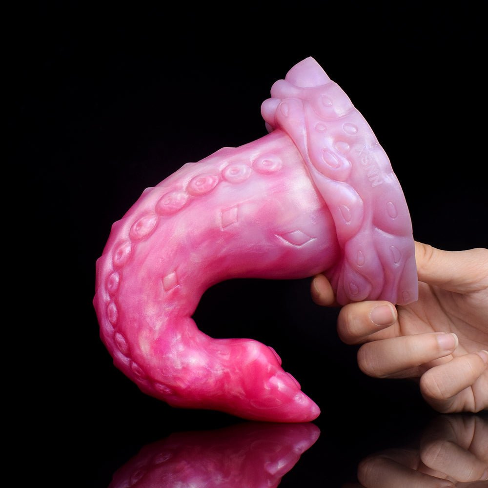🐙 OSSIFLY Octopus Tentacle Dildo – 8.3” Curved Fantasy Toy - BeastGasm