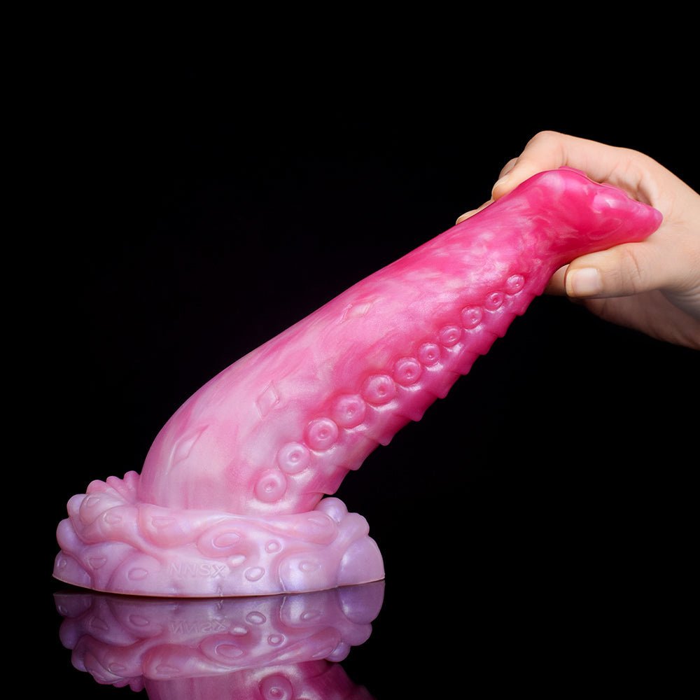 🐙 OSSIFLY Octopus Tentacle Dildo – 8.3” Curved Fantasy Toy - BeastGasm
