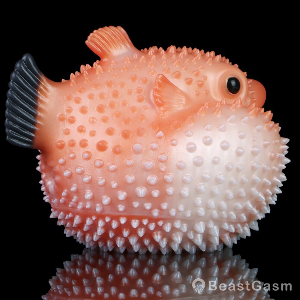 Pearl Puffer Pocket Pussy – Adorable Dual-Channel Male Toy - BeastGasm