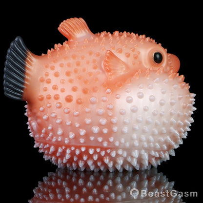 Pearl Puffer Pocket Pussy – Adorable Dual-Channel Male Toy - BeastGasm