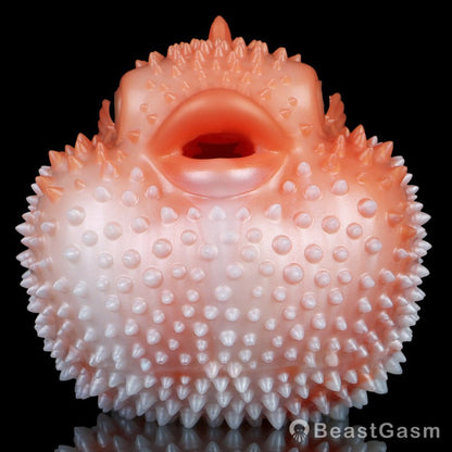 Pearl Puffer Pocket Pussy – Adorable Dual-Channel Male Toy - BeastGasm