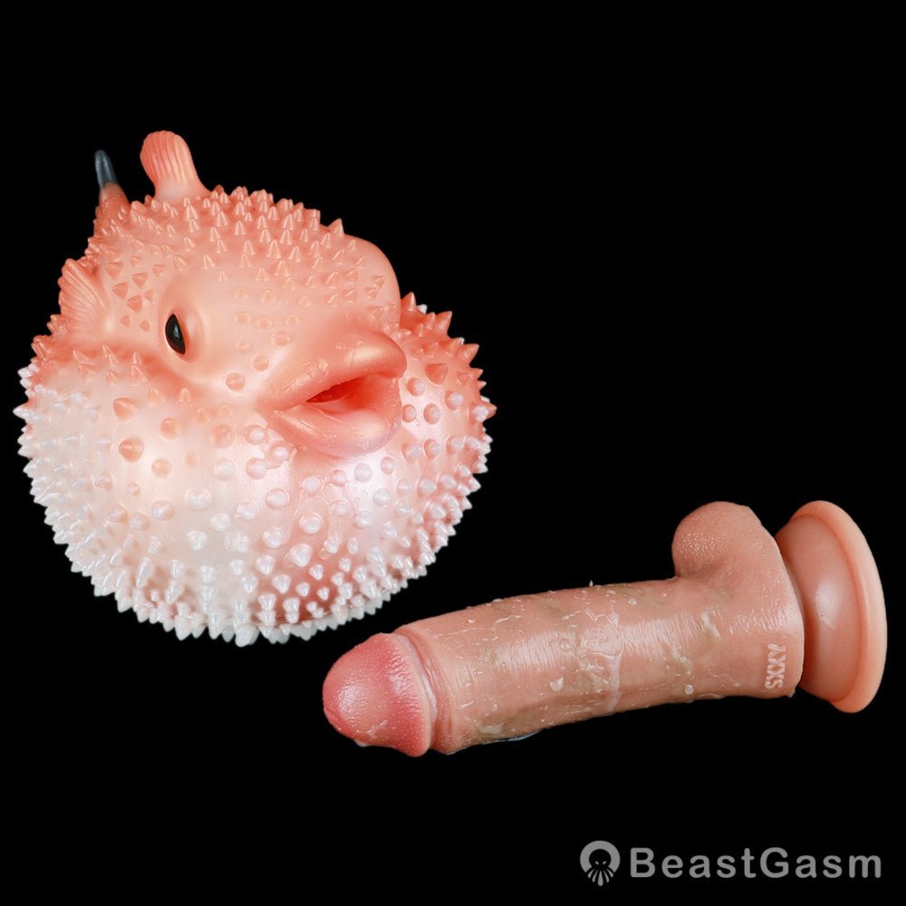 Pearl Puffer Pocket Pussy – Adorable Dual-Channel Male Toy - BeastGasm