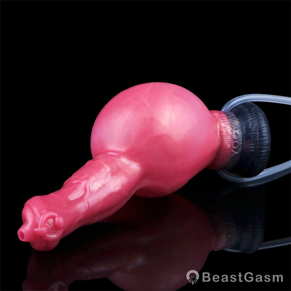 Primal Canine Inflatable Dildo 💦 Submission & Expansion Play - BeastGasm