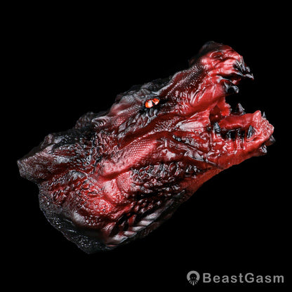 Pyrothrax Dragon Head Silicone Masturbator – Dark Fantasy 🐉🔥 - BeastGasm