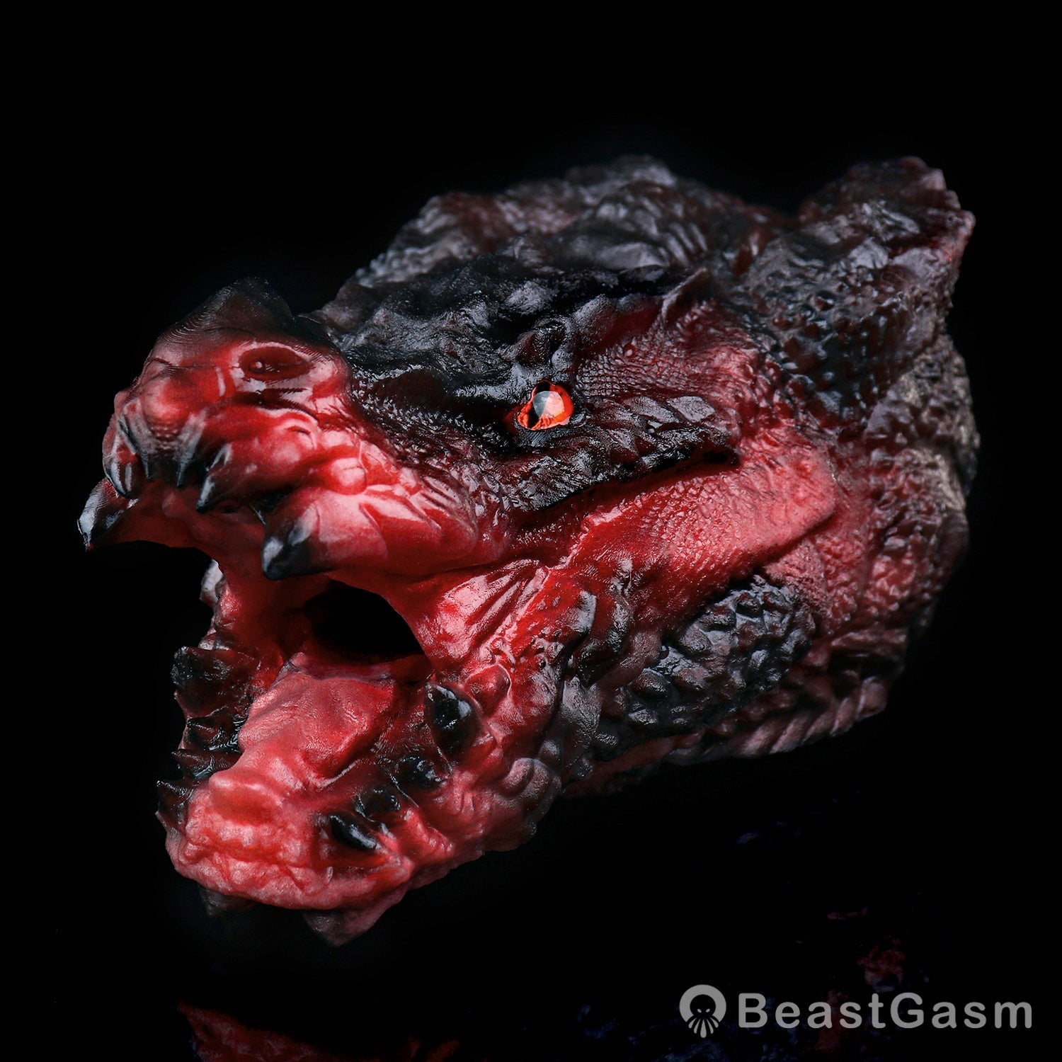 Pyrothrax Dragon Head Silicone Masturbator – Dark Fantasy 🐉🔥 - BeastGasm