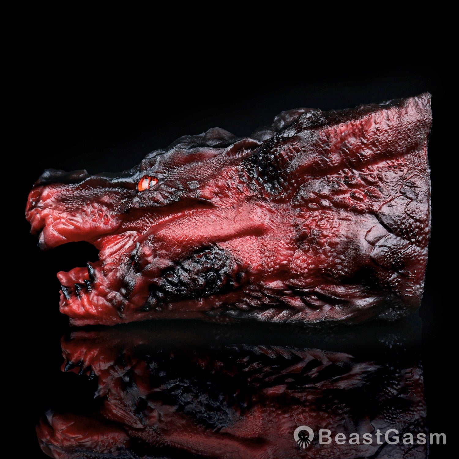 Pyrothrax Dragon Head Silicone Masturbator – Dark Fantasy 🐉🔥 - BeastGasm