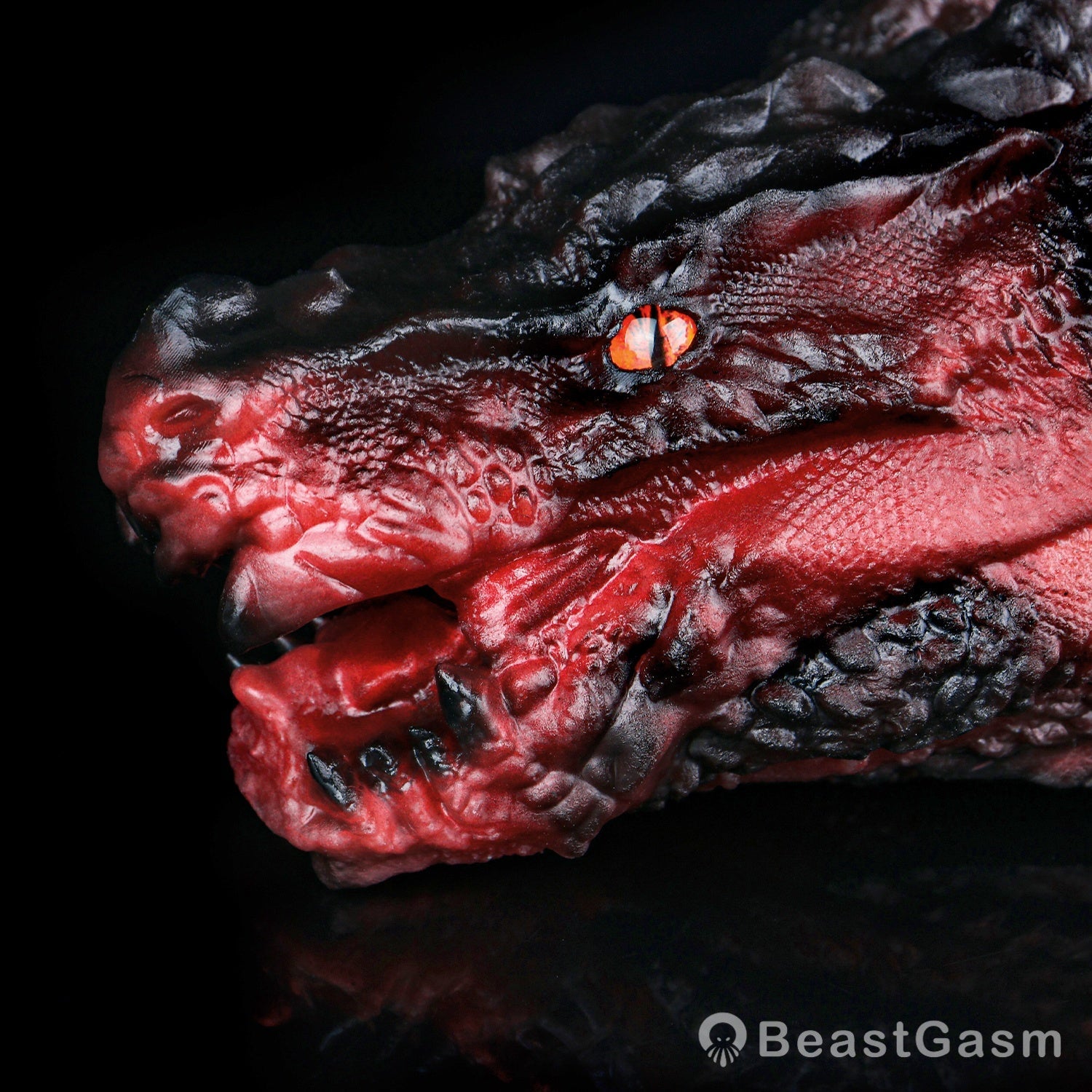 Pyrothrax Dragon Head Silicone Masturbator – Dark Fantasy 🐉🔥 - BeastGasm