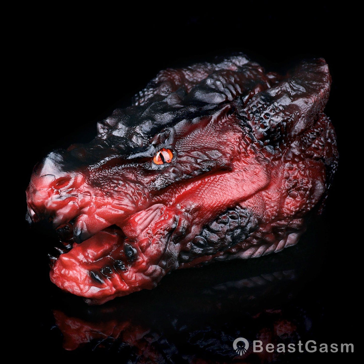 Pyrothrax Dragon Head Silicone Masturbator – Dark Fantasy 🐉🔥 - BeastGasm