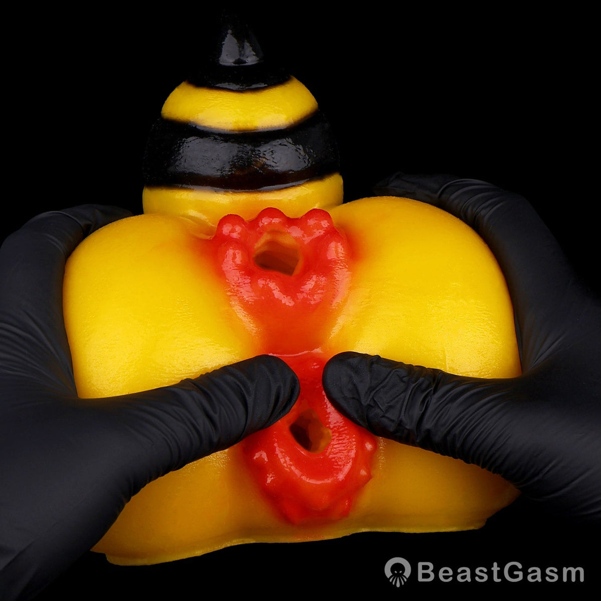 🐝 Queen Bee Fantasy Pocket Pussy | Dual-Channel Masturbator - BeastGasm