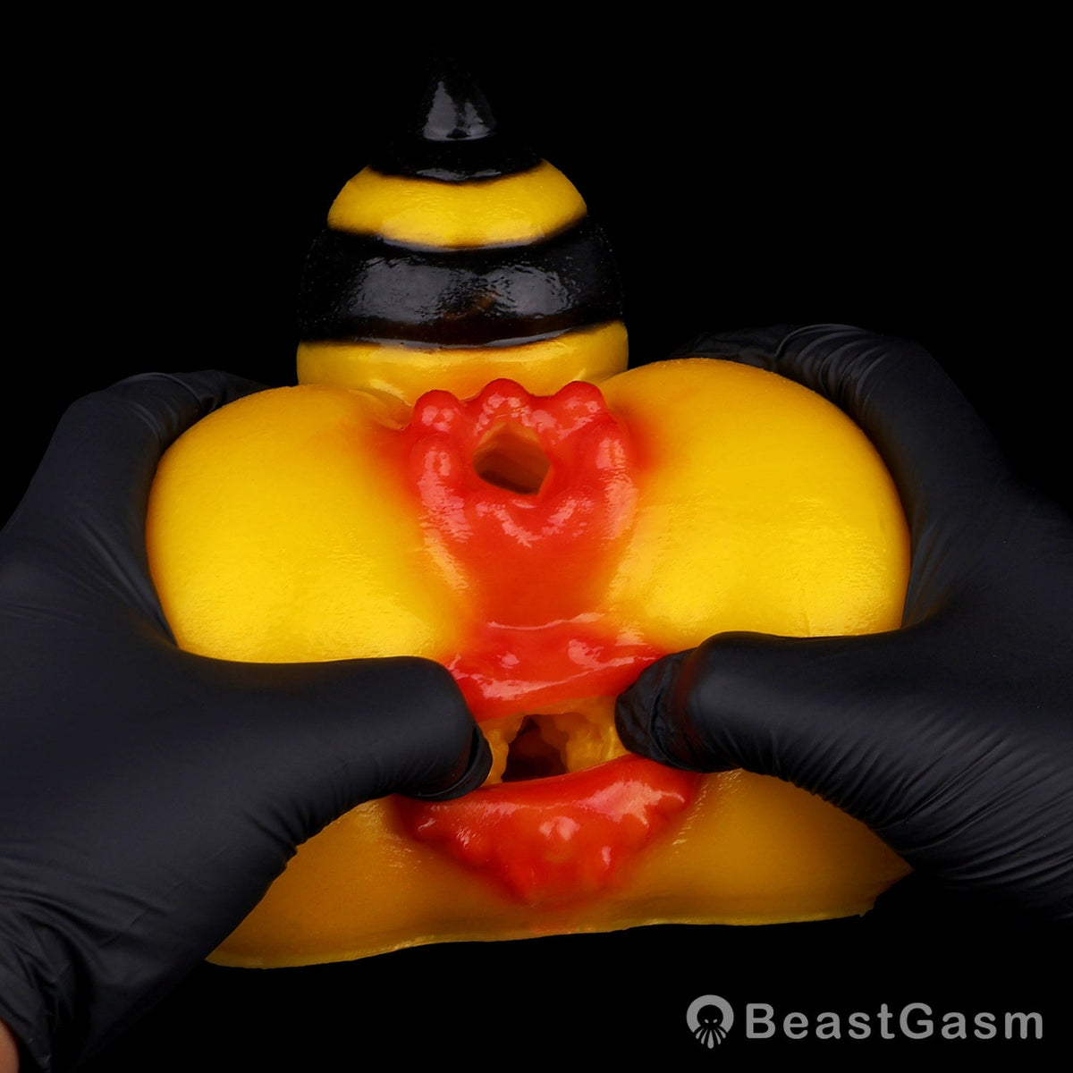 🐝 Queen Bee Fantasy Pocket Pussy | Dual-Channel Masturbator - BeastGasm