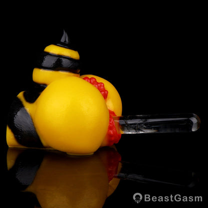 🐝 Queen Bee Fantasy Pocket Pussy | Dual-Channel Masturbator - BeastGasm