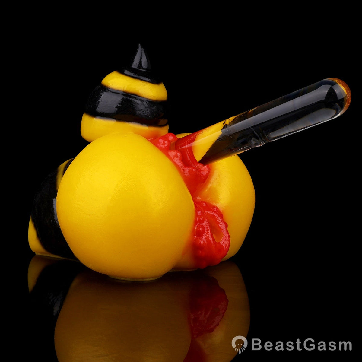 🐝 Queen Bee Fantasy Pocket Pussy | Dual-Channel Masturbator - BeastGasm