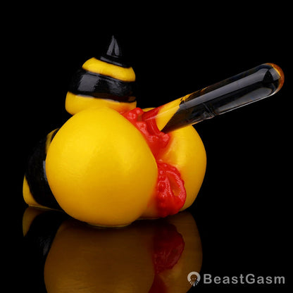 🐝 Queen Bee Fantasy Pocket Pussy | Dual-Channel Masturbator - BeastGasm