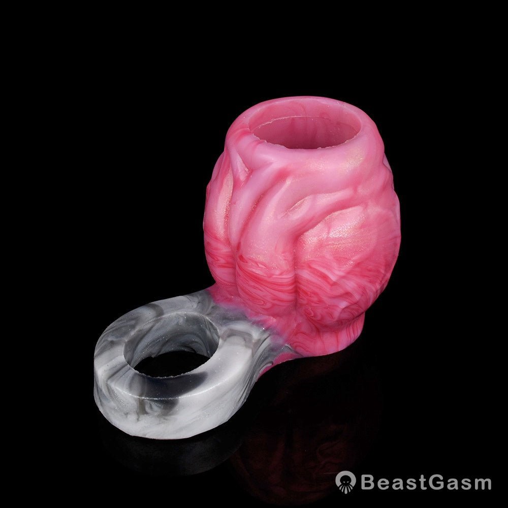 Raafe - Dog Knot Penis Enlargement Scrotum Cock Ring - BeastGasm