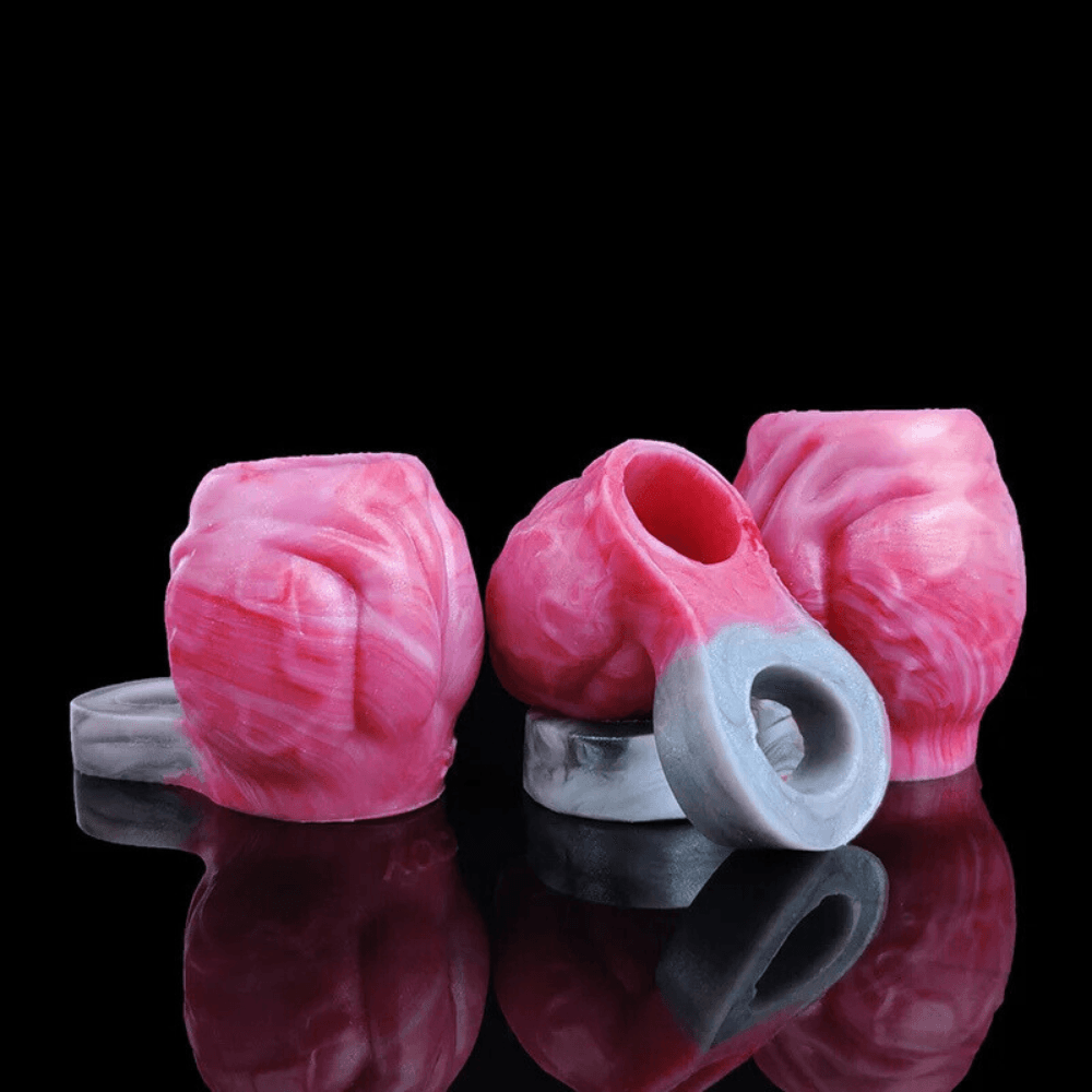 Raafe - Dog Knot Penis Enlargement Scrotum Cock Ring - BeastGasm