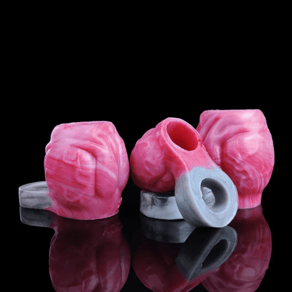 Raafe - Dog Knot Penis Enlargement Scrotum Cock Ring - BeastGasm