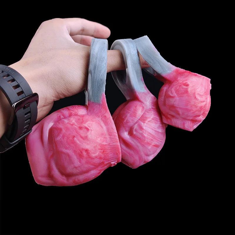 Raafe - Dog Knot Penis Enlargement Scrotum Cock Ring - BeastGasm