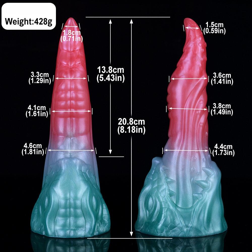 🦎 Rachel the Lizard’s Tongue - 8.18” Dragon Fantasy Monster Dildo - BeastGasm