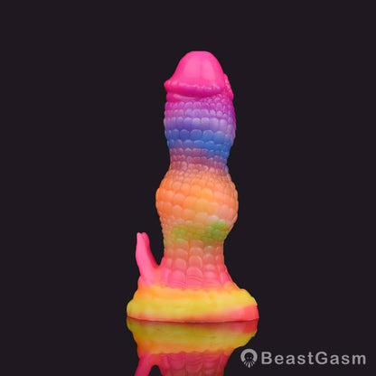 Rainbow Dragon Dildo – Qilin Fantasy Toy for Beginners - BeastGasm