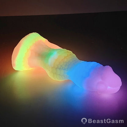 Rainbow Dragon Dildo – Qilin Fantasy Toy for Beginners - BeastGasm