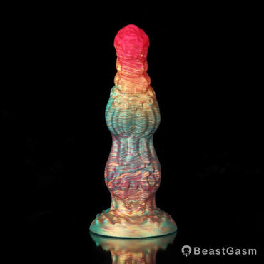 Rainbow Knot Dildo – Colorful Kink & Deep Delight - BeastGasm