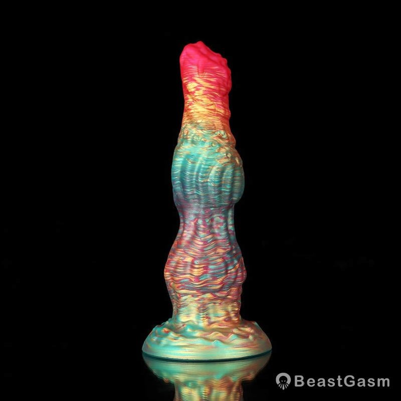 Rainbow Knot Dildo – Colorful Kink & Deep Delight - BeastGasm