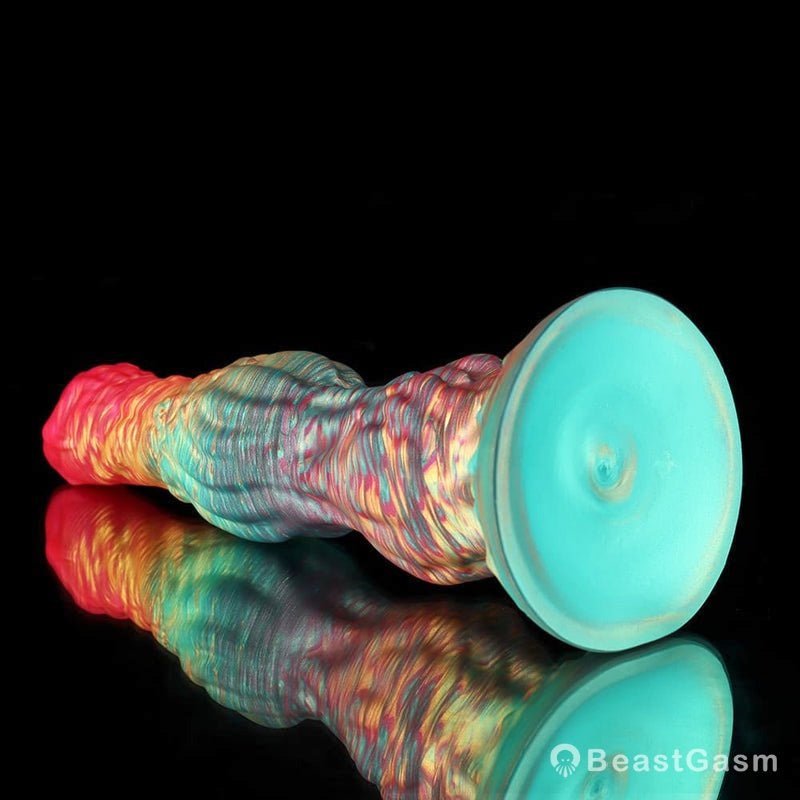 Rainbow Knot Dildo – Colorful Kink & Deep Delight - BeastGasm