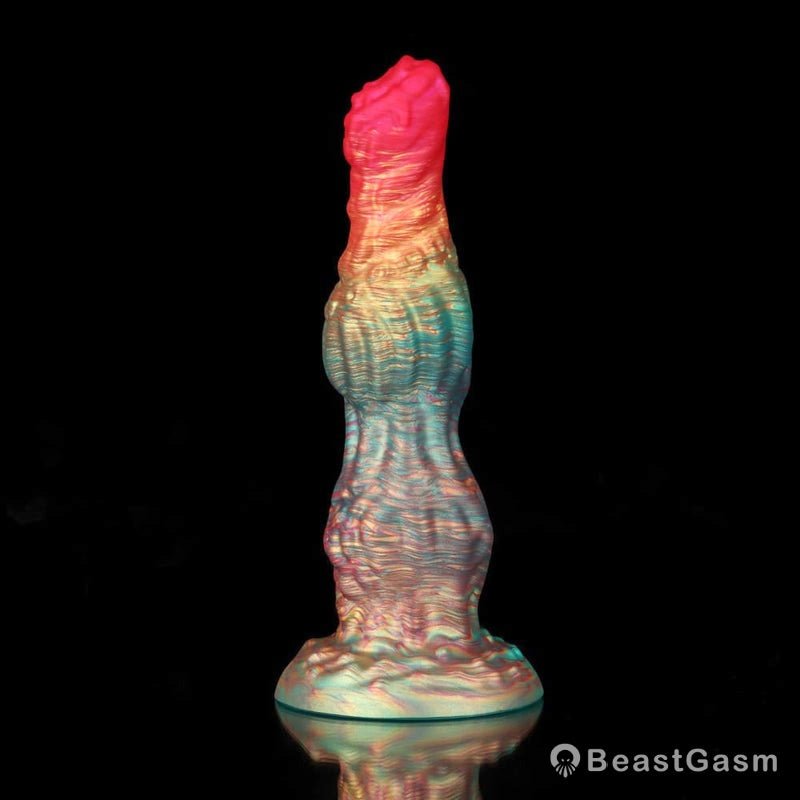 Rainbow Knot Dildo – Colorful Kink & Deep Delight - BeastGasm