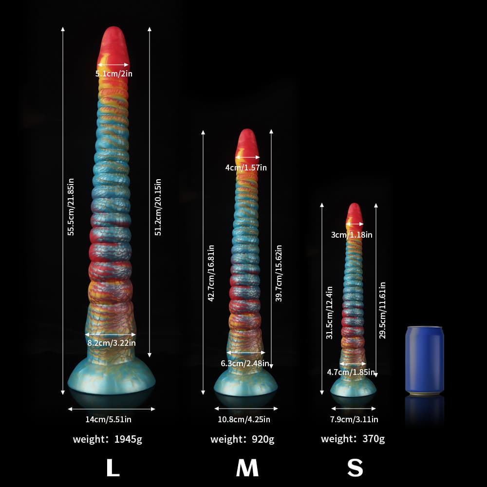 Rainbow Tentacle Dildo for Wild, Wavy Orgasms - BeastGasm