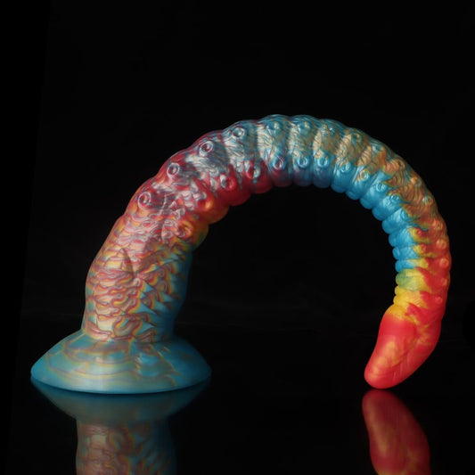 Rainbow Tentacle Dildo for Wild, Wavy Orgasms - BeastGasm