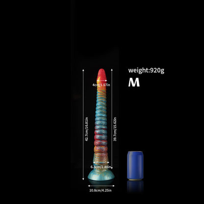 Rainbow Tentacle Dildo for Wild, Wavy Orgasms - BeastGasm