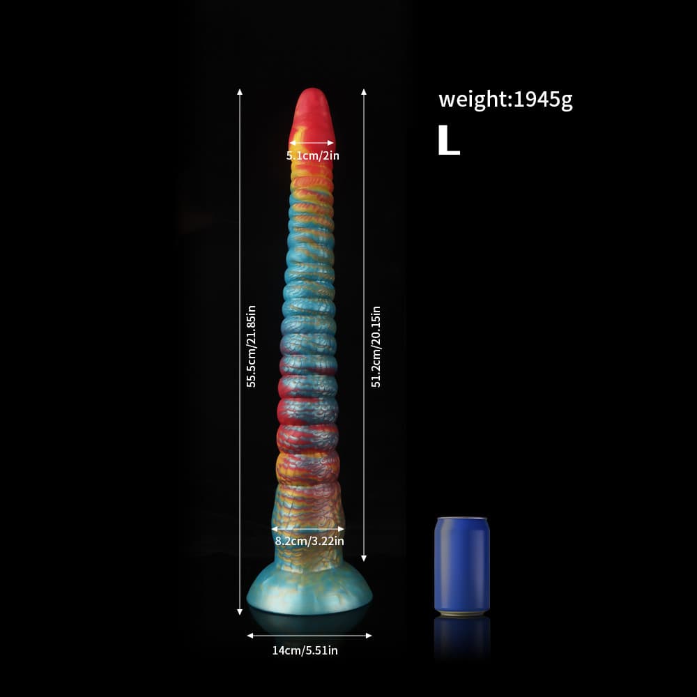 Rainbow Tentacle Dildo for Wild, Wavy Orgasms - BeastGasm