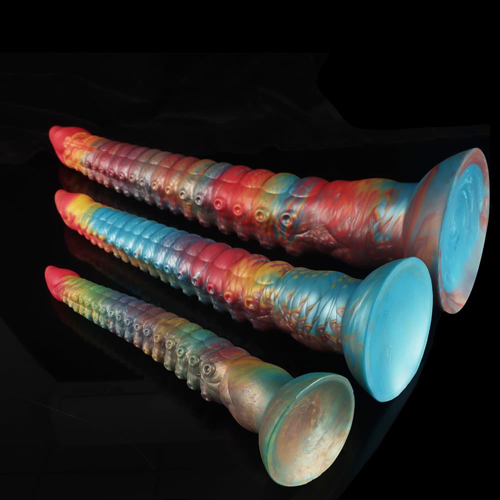 Rainbow Tentacle Dildo for Wild, Wavy Orgasms - BeastGasm